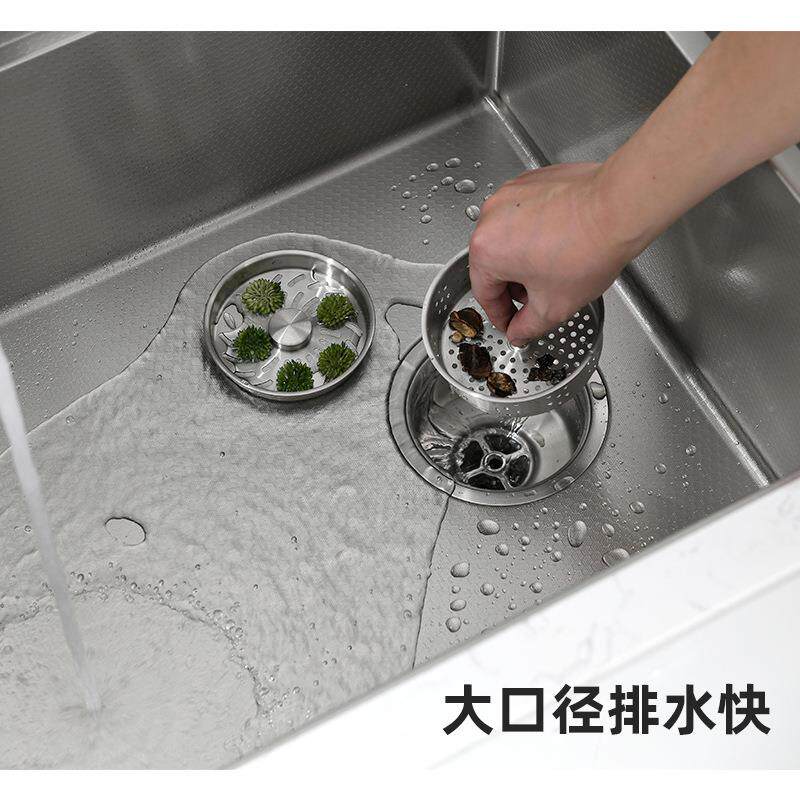 厨房不锈钢水槽140器洗菜池菜盆洗碗池排水管提篮落水器配件