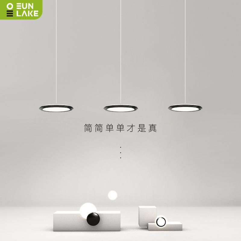 2025新款餐桌灯现代简约上下发光饭厅吧台岛台灯具高级感餐厅吊灯