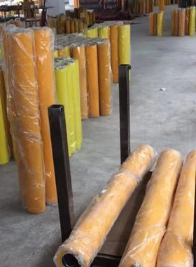 凹版印刷机胶辊聚i氨酯耐磨 复合机6207轴承包胶 托辊滚筒压辊现