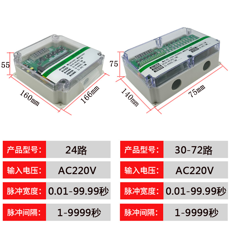 脉冲控制仪器在离线可编程袋式除尘清灰电磁脉冲阀1-7S2路24v220v