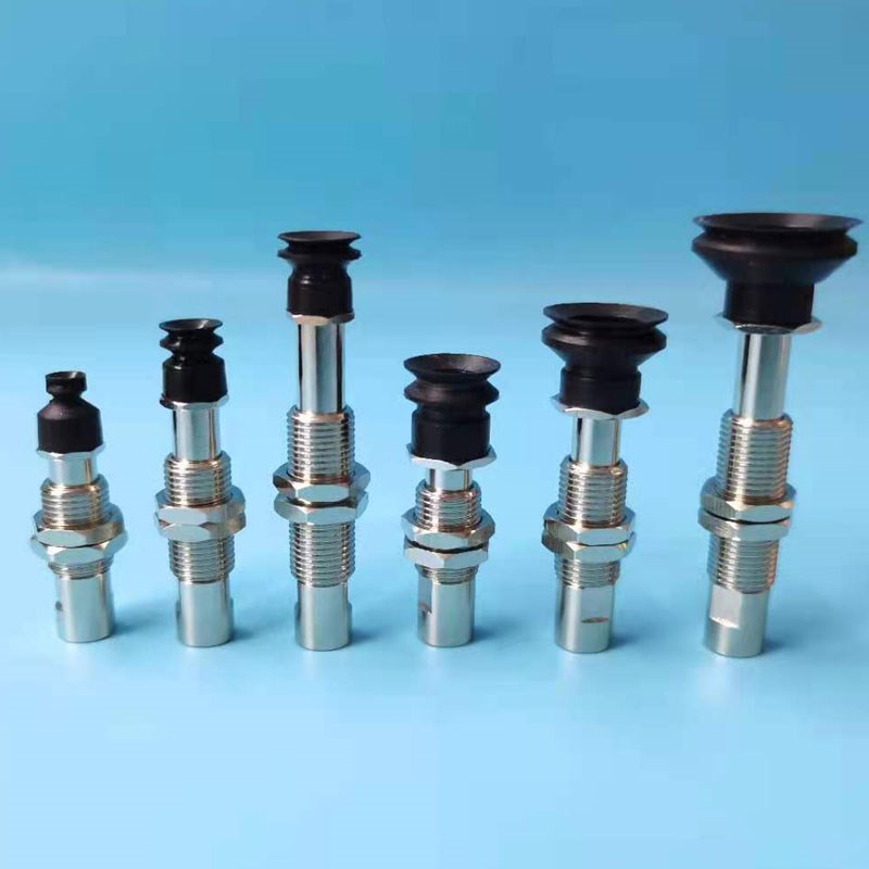 矮型自动化机械手真空硅橡胶吸盘z嘴ZP3工业伸缩金具支架扁平吸嘴