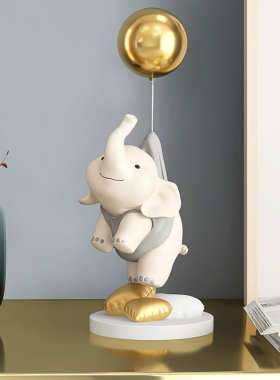 创意大象摆件客厅沙发电视柜家居饰品办公室桌面装饰乔迁生日礼物