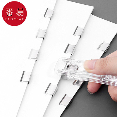 推夹器AC1p751-文件夹免打孔推夹收纳学生整理收纳卷子固