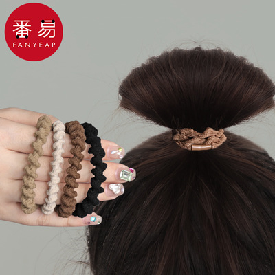 发圈/波浪A1p751-头绳耐用扎头发基础波纹发绳简约橡皮高弹