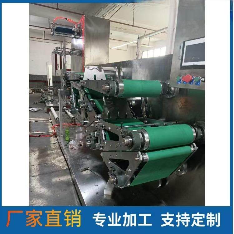 全自动无纺布浴巾折叠机美发酒店汗蒸房一次性毛巾浴巾生产设备