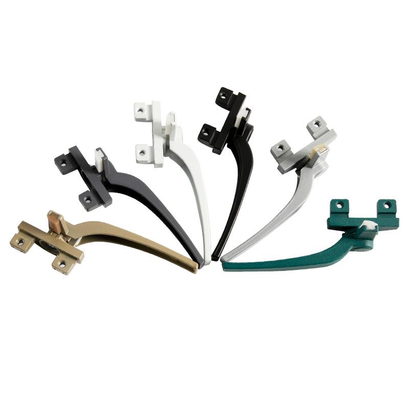 铝合金门窗户单点推n拉门锁扣执手塑钢窗配件拉手平开外开把手卡