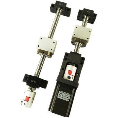 滚珠丝杆丝杠螺母套装全套1204x伺服电机一体座1605副2005滑台模