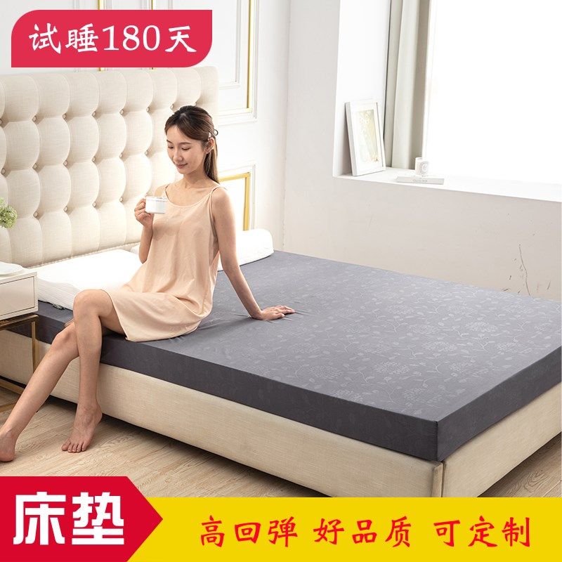 高密度海绵床垫学生宿舍单双人卧室家用定制软垫R加厚记忆棉绵床
