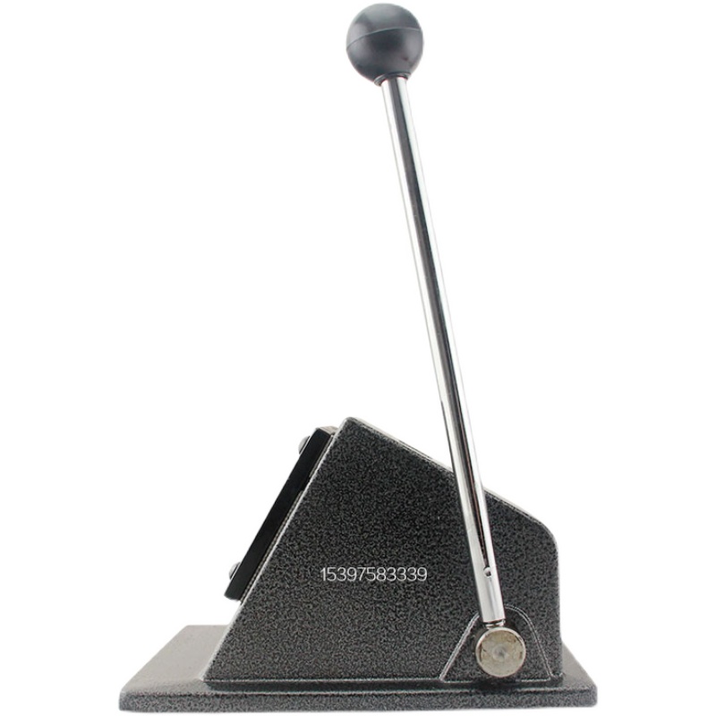 胸章专用切卡机 徽章切圆器 y襟章裁剪圆形纸片工具 台式金属切刀