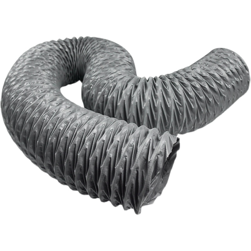 通风管耐高d温尼龙布阻燃排气软管伸缩螺旋钢丝抽风管排风管排烟