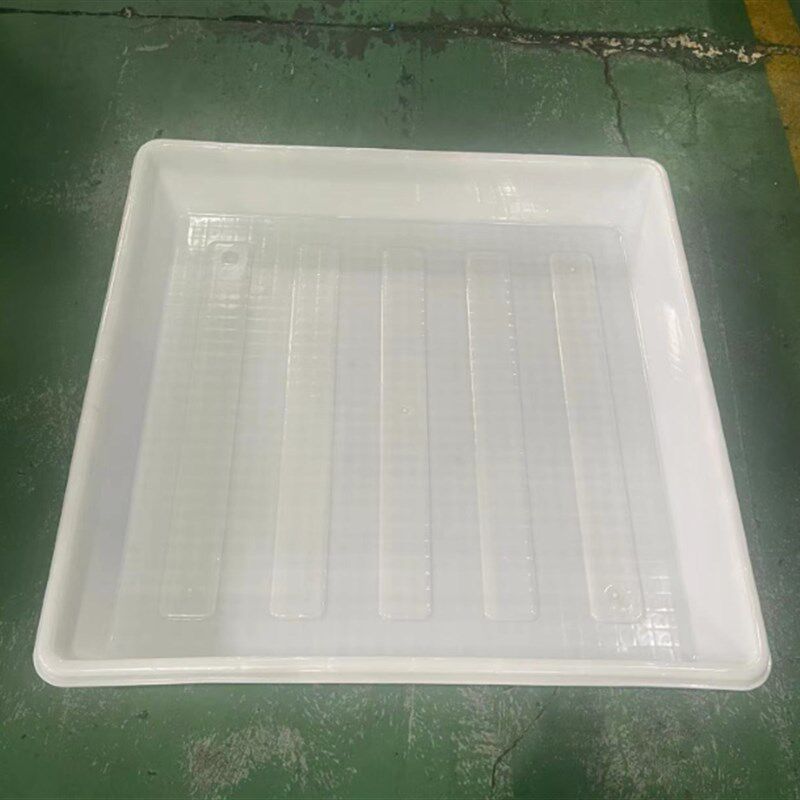 特大号白色浅盘养殖盒子正方形盘子1010*1010*R160塑料盒大周转箱