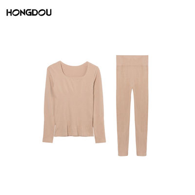 【大美唤粉丝专享】【修容2.0】秋冬U领收腰显瘦保暖套装-6871