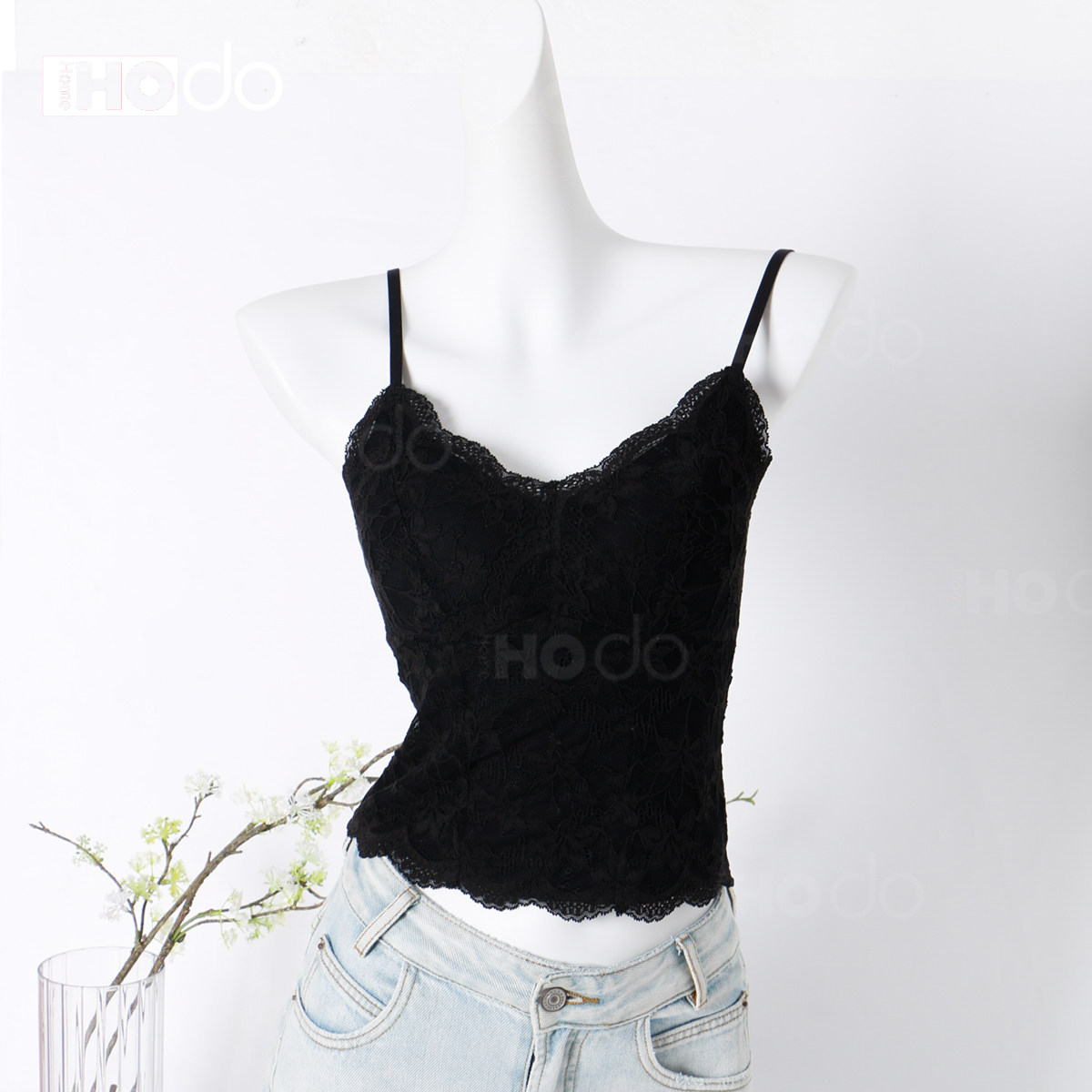 【大美唤粉丝专享】【蕾丝蜜语】纯欲风性感修身吊带背心H5N7746,女士内衣/男士内衣/家居服,保暖背心,淘宝优惠券,粉丝福利购,淘宝优惠卷