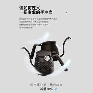 手冲咖啡套装 觅它 家用户外便携不锈钢明火加热带温度计手冲壶