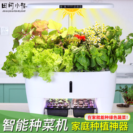 智能水培种菜机家用育苗机无土栽培设备蔬菜盆植物V水耕番茄种植