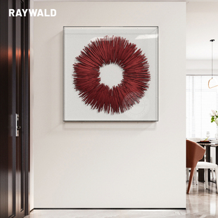 立体装饰画亚克力罩实物装置玄关轻奢艺术客厅背景墙高档创意挂画