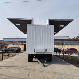 集装箱运输车双开门集装箱拖车集装箱拖车厂家集装箱雨棚平板拖车