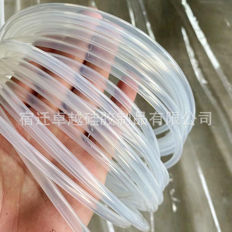 厂家现货高透明食品级硅胶管高透奶瓶吸管饮水机水杯吸管