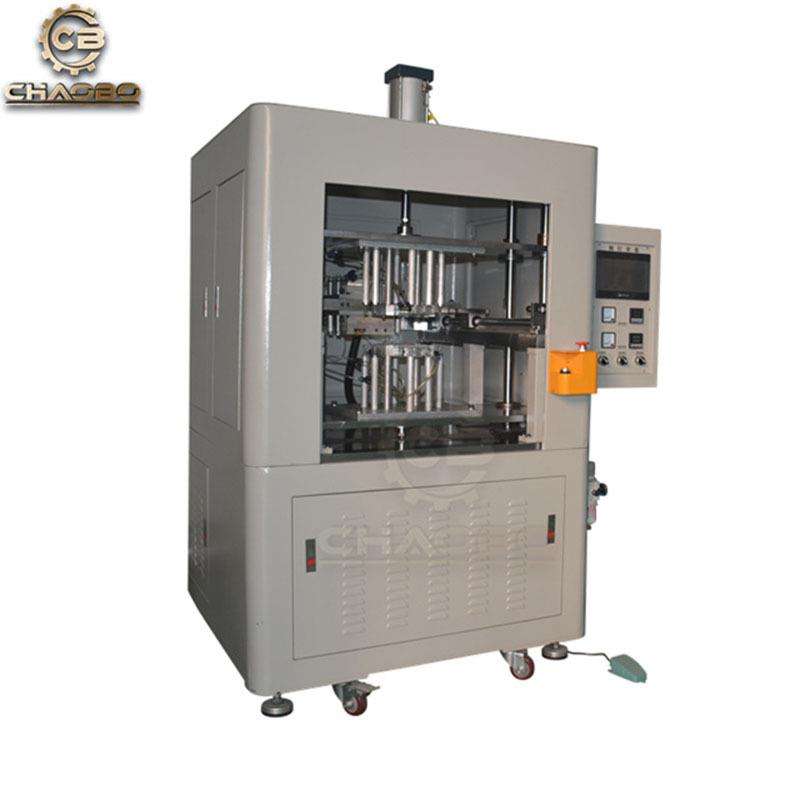 广东厂家供应PP料黄色匹克洞洞球PE塑料立式热板熔接机