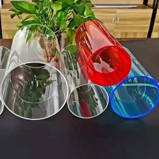 空心水晶玻璃棒定 彩色亚克力棒 管 透明有机玻璃棒 实心导光圆柱