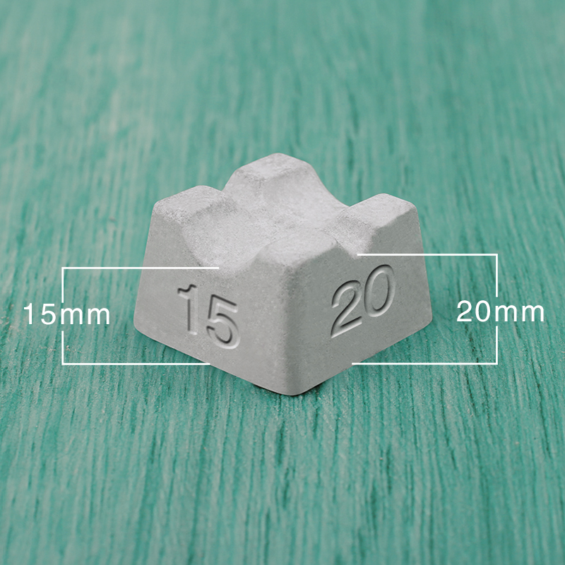 (1500个/袋)平m板1.5/2公分水泥垫块混凝土垫块钢筋保护层垫块钢