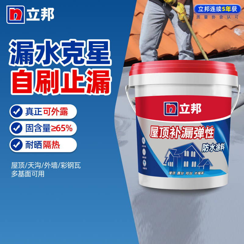 立邦屋顶防水补漏材料聚氨酯外墙