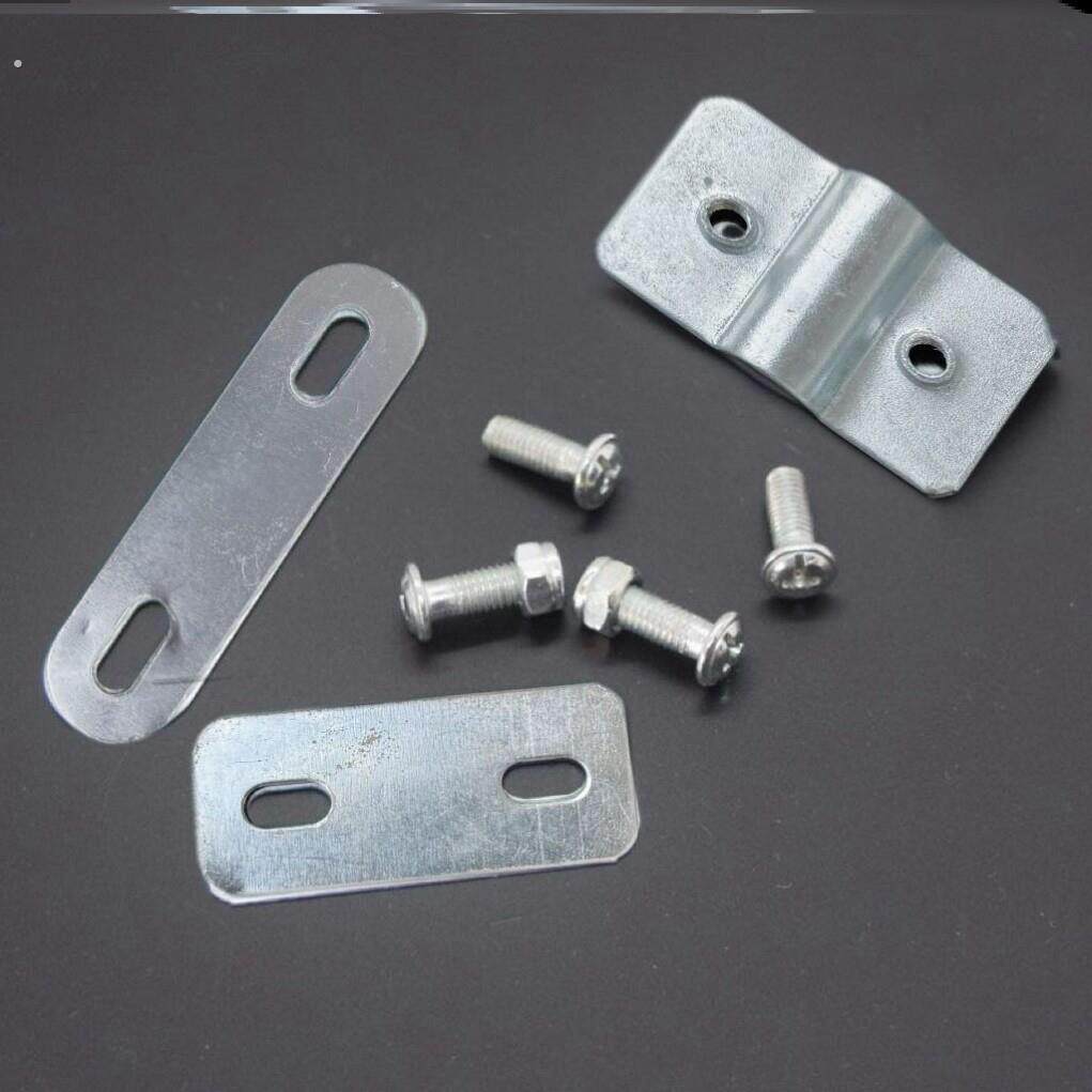 自行车前车筐安装配件折叠车车篮车篓子固定铁片螺丝支架支撑灯叉