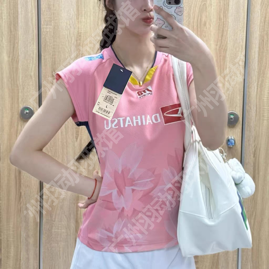 2025新款志田千阳日韩安洗莹大赛服飞袖羽毛球服女套装比赛运动服