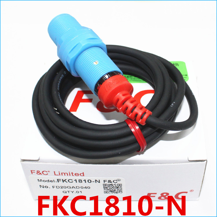 嘉准电容式接近开关FKC1810-N替代E2K-X8ME1 CR18-8DN三线NPN常开
