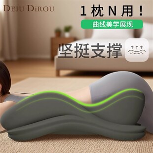 25爆款加硬记忆棉枕头床上趴睡枕护颈椎护腰床头靠垫硬加高趴趴垫