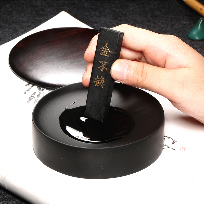 非遗  安徽歙砚老坑金星砚台 素云 老坑歙砚砚台 天然原石精品歙