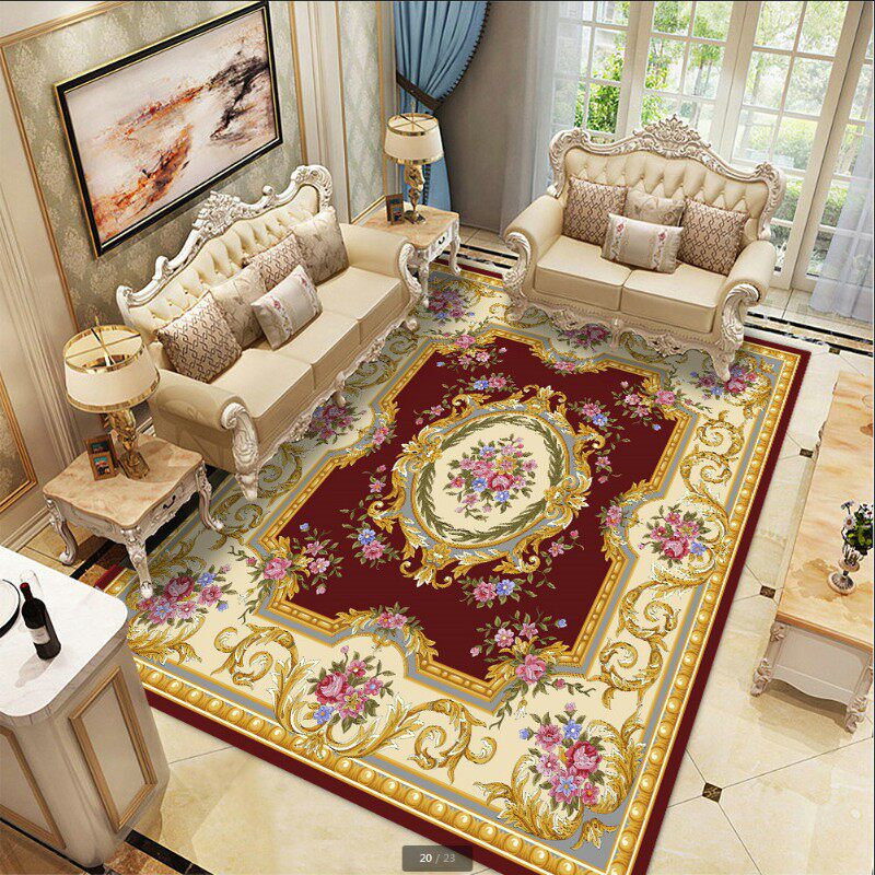 欧式客厅地毯茶几垫简约现代卧室地毯门厅垫房间沙发办公室地垫家