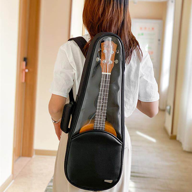镭射透明尤克里里琴包23寸包26寸琴盒背包乌克丽丽盒子女生轻便