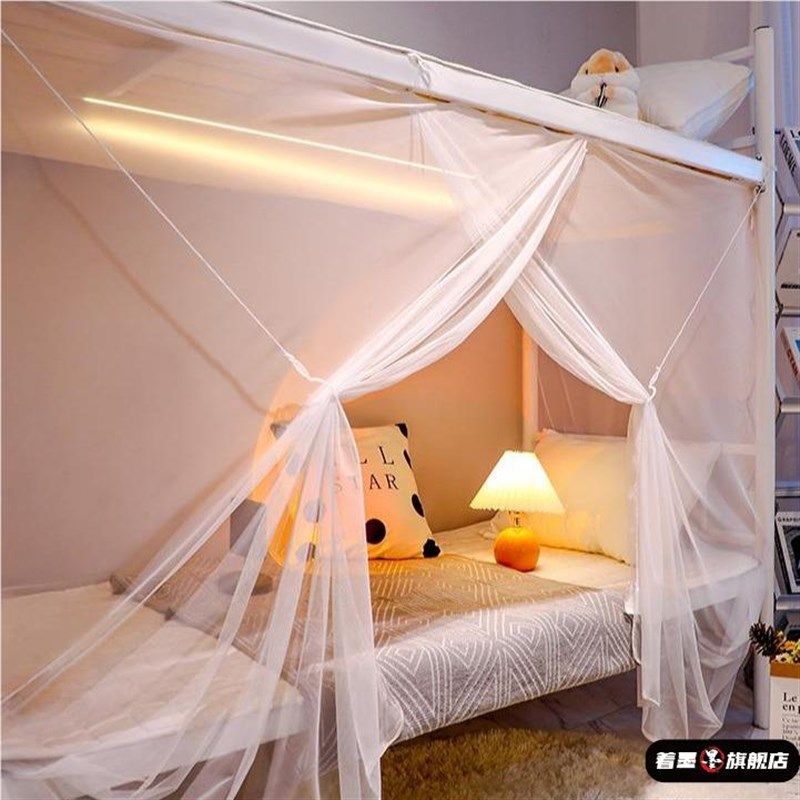 蚊帐家用2025新款老式加厚加密单人床上下床学生宿舍专用高级单门