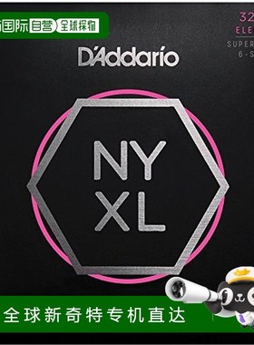 自营DAddario电贝斯弦NYXL镍缠弦 长弦 6弦032-130