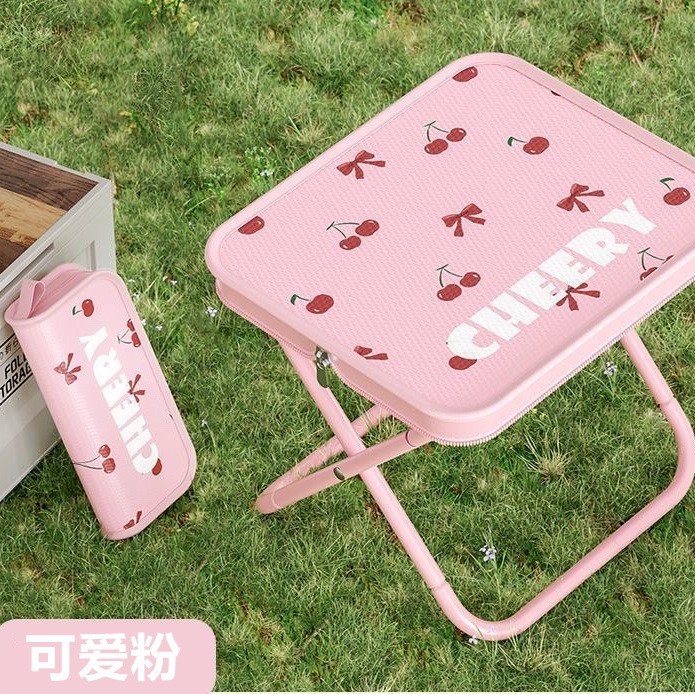 笔袋折叠凳钓鱼凳椅子便携户外马扎露营用品火车地铁便携凳便携