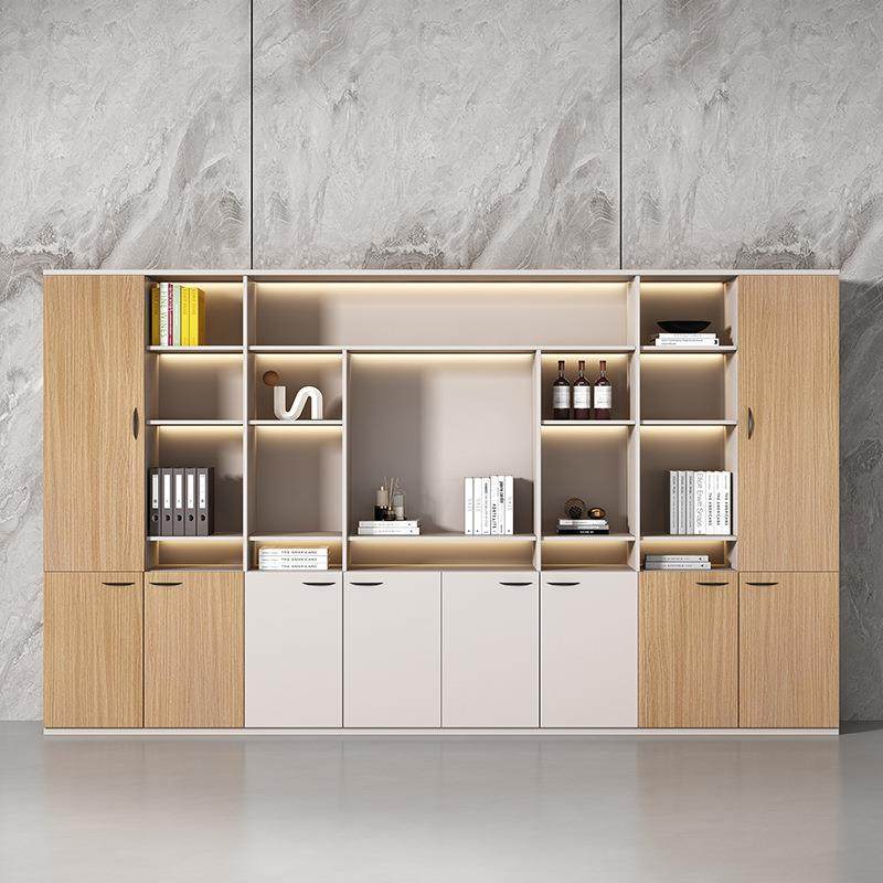 老板办公文件柜资料柜带锁柜子储物办公室木质办公背景柜档案书柜,商业/办公家具,办公储物柜,淘宝优惠券,粉丝福利购,淘宝优惠卷