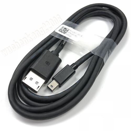 144HZ 2K 4K DELL配minidp转dp线小DP转大DP转接线1.8米显示器线