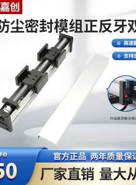 40全封闭直线模组高速精密丝杆正反牙滑台防尘线性模组生产厂家