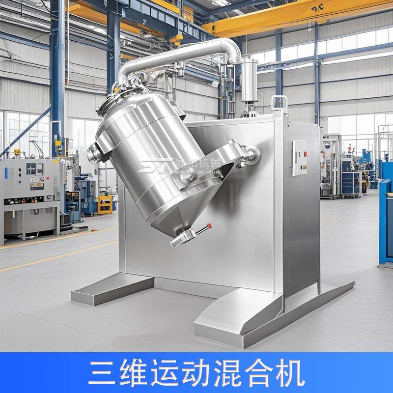 中药粉三维混合机食品粉末小型搅拌机金属粉不锈钢三维运动混合机,清洗/食品/商业设备,其他食品加工设备,淘宝优惠券,粉丝福利购,淘宝优惠卷