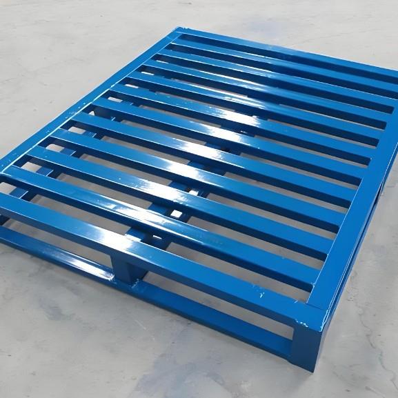 福建厦门冷轧钢板托盘周转仓库货架铁栈板金属防潮地垫托盘厂家