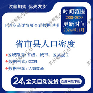 省市县人口密度(2000-2023)