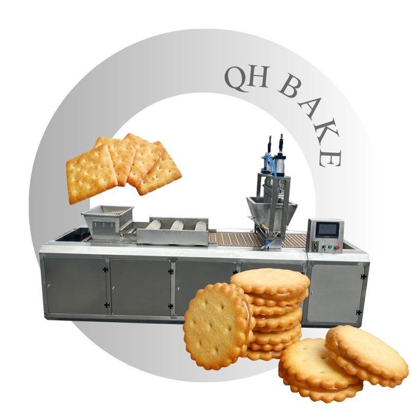 产量苏打饼干成型生产线 小产出圆形饼干旋转模具机 PLC 编程营