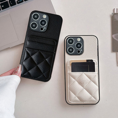 适用小米mix fold4手机壳折叠屏插卡套fold3小香风mixfold小众小米mixfold2荔枝纹门禁荔枝纹时尚个性简约