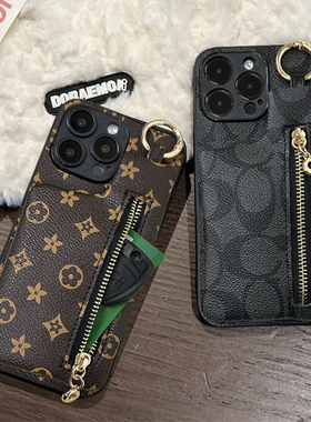 【2000+型号】适用苹果16promax手机壳iphone15插卡套14plus零钱包13指环扣12公交卡11地铁卡XR卡夹7保护套潮