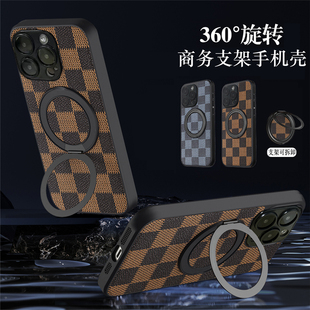 坎宁安适用于小米civi5手机壳civi4pro旋转15 civi1s皮质3s小众CC9创意ite 12SE支架11Ultra商务14T折叠式