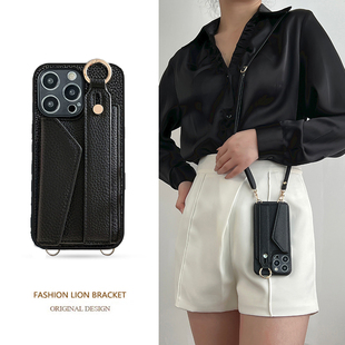 坎宁安适用于小米15Pro手机壳civi4pro支架12SE插卡套11Ultra腕带mi10s斜跨绳civi1s男女3s小众CC9简约lite