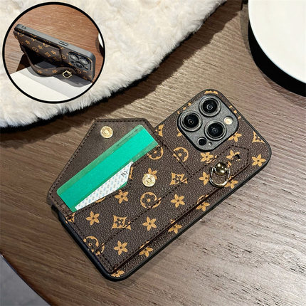 适用红米Note14pro手机壳13插卡套腕带Turbo3支架11E商务10se秋冬款8pro便携7小众13C皮质10x高级10Xpro新年