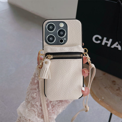 坎宁安适用于红米Turbo4手机壳13零钱包note14pro+斜跨绳11E口红10se公交卡9/8pro挎肩7小众13C简约保护套