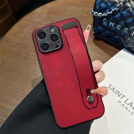 坎宁安适用华为Pura80手机壳P70新年红p60art腕带p50e支架P40皮质p20男款P30lite简约p10plus全包p9羊巴皮P50